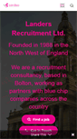 Mobile Screenshot of landersrecruitment.co.uk